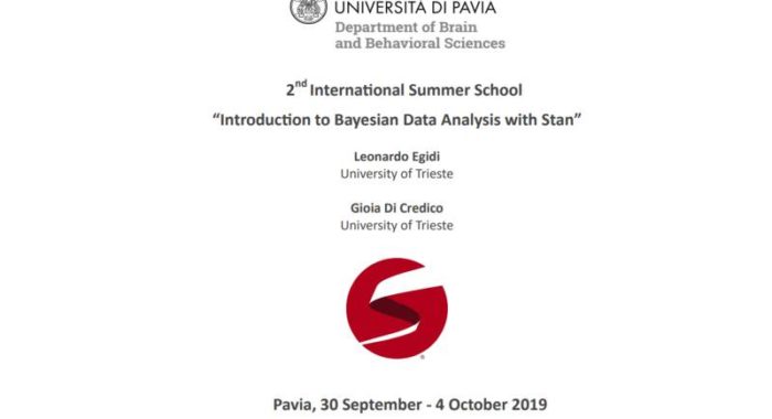 Introduction to Bayesian Data Analysis with Stan - Pavia